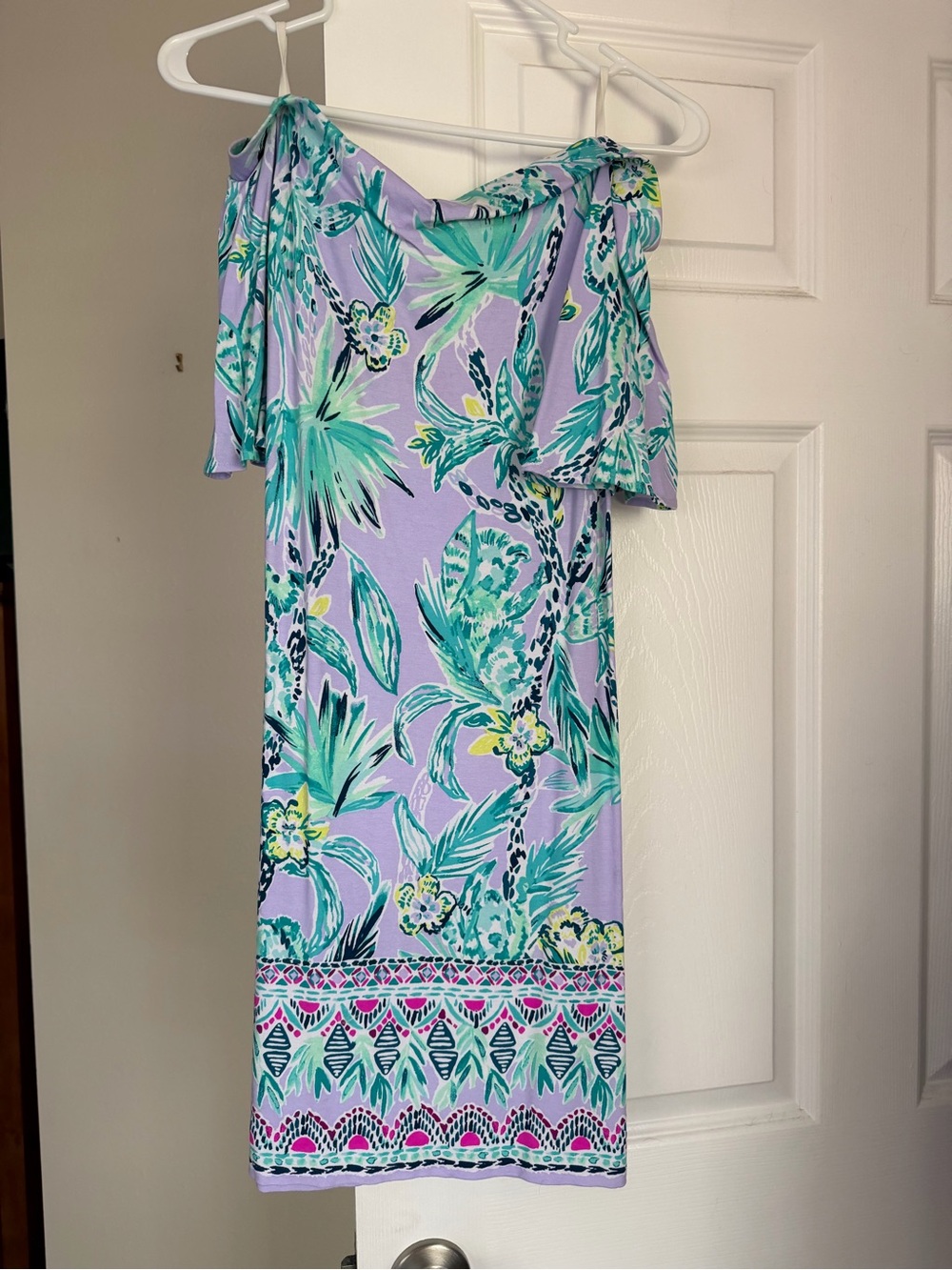 Lilly Pulitzer off shoulder dress